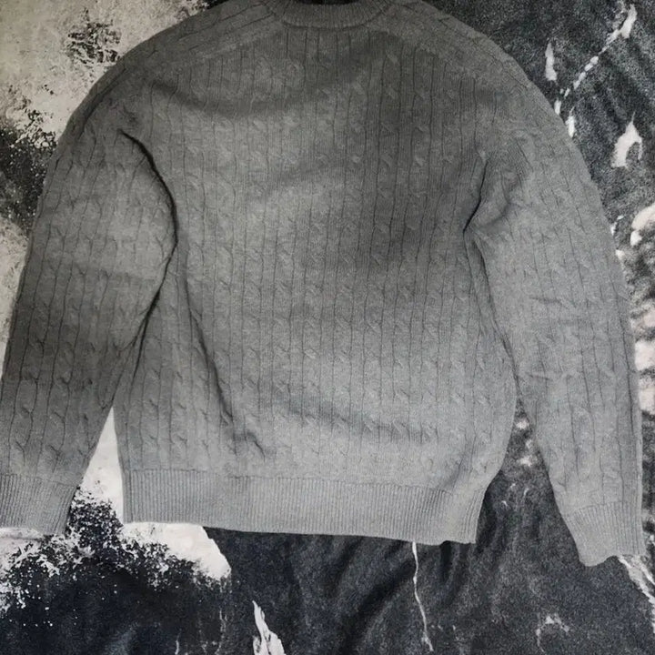 [BUNJANG] Intempo Mood Gray Knit Sweater / 인템포무드 니트 그레이