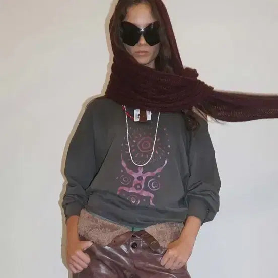 [BUNJANG] Sculptor Boho Washed Off-Shoulder Tee / 스컬프터 오프숄더 Boho Washed Off-Shoulder Tee C