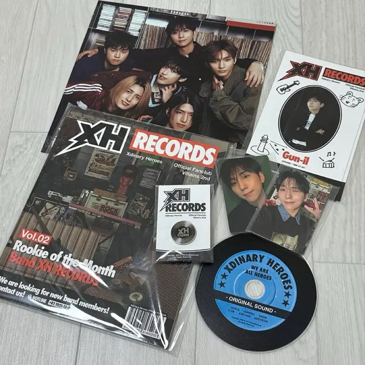 [BUNJANG] Xdinary Heroes Villains Fanclub Membership Photocard Bundle Set / 엑디즈 2기 키트 엑스디너리히어로즈 팬클럽 멤버십 빌런즈 포카 양도 판매