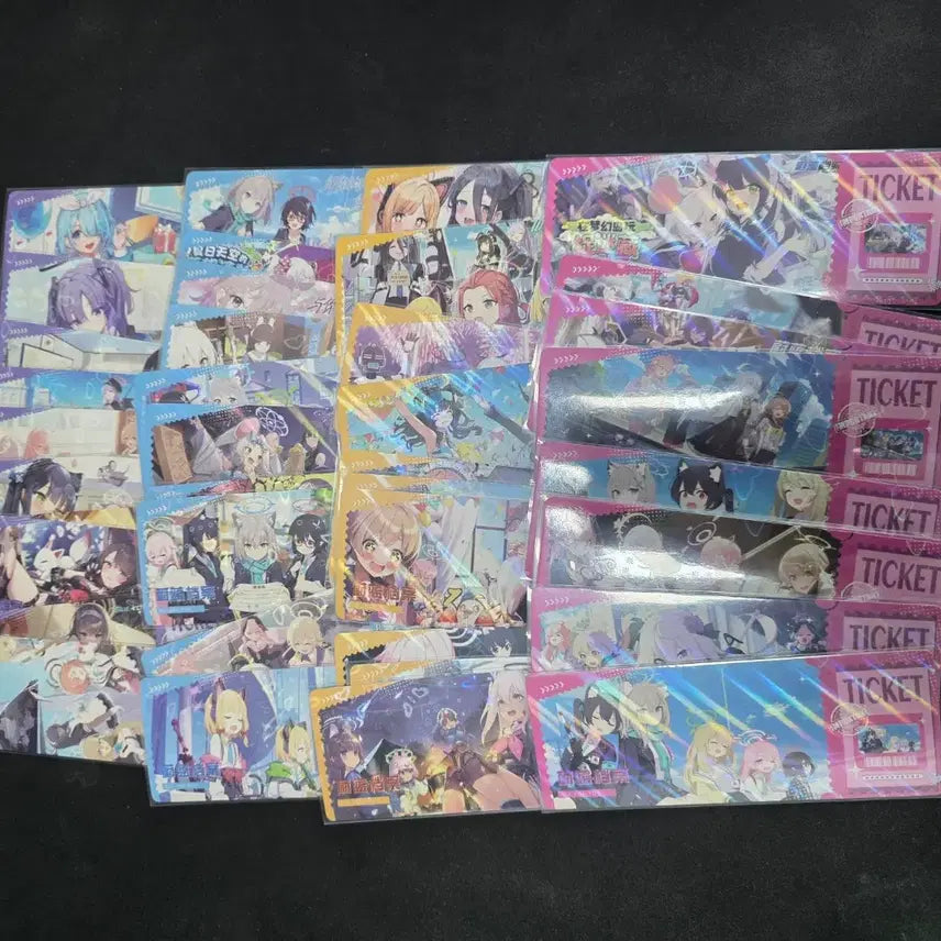 [BUNJANG] Blue Archive Ticket Cards (40) / 블루아카이브 티켓카드 40장