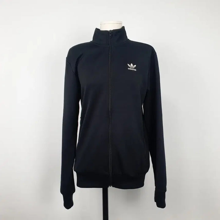 [BUNJANG] Adidas Trefoil Essential Black Track Top Jacket / 1105.아디다스 트레포일 에센셜 블랙 트랙탑 집업