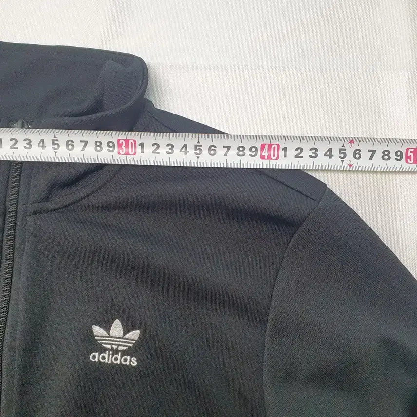 [BUNJANG] Adidas Trefoil Essential Black Track Top Jacket / 1105.아디다스 트레포일 에센셜 블랙 트랙탑 집업