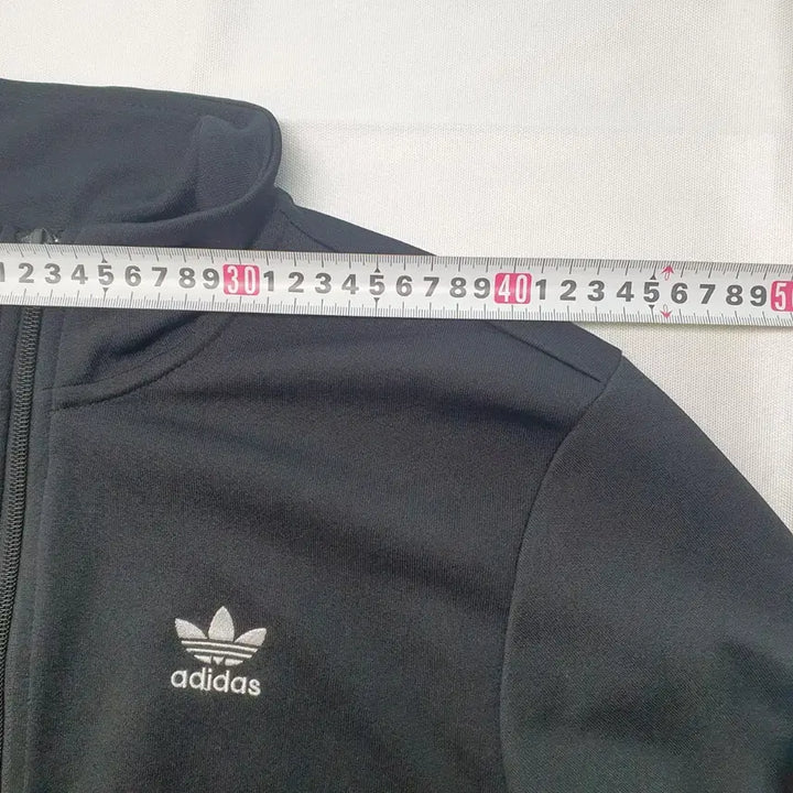 [BUNJANG] Adidas Trefoil Essential Black Track Top Jacket / 1105.아디다스 트레포일 에센셜 블랙 트랙탑 집업