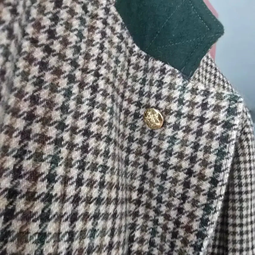 [BUNJANG] Drake's Gun Check Tweed Blazer Brown / 드레익스 건체크 트위드 블레이져 브라운 mk7