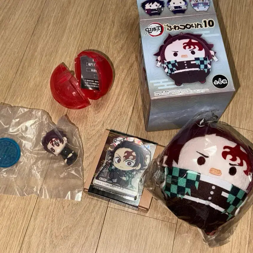 [BUNJANG] Demon Slayer Tanjiro Acrylic Kororin &amp; Swarasetai Bundle / 귀멸의 칼날 후와코로링 탄지로 아크릴 코롯토 무한성 스와라세타이 일괄