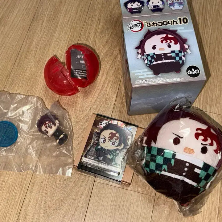 [BUNJANG] Demon Slayer Tanjiro Acrylic Kororin &amp; Swarasetai Bundle / 귀멸의 칼날 후와코로링 탄지로 아크릴 코롯토 무한성 스와라세타이 일괄