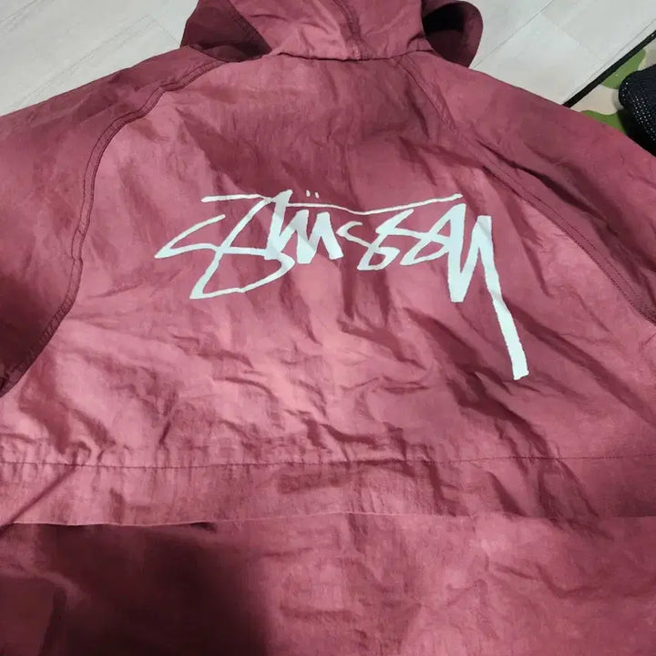 [BUNJANG] Stussy Beach Shell 2XL / 스투시 비치쉘 버건디 2XL