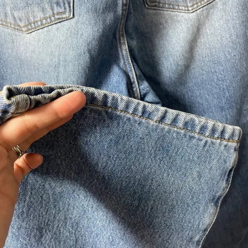 [BUNJANG] Fyeo Avec Cone Straight Denim / 포유온 fyeo avec cone straight denim