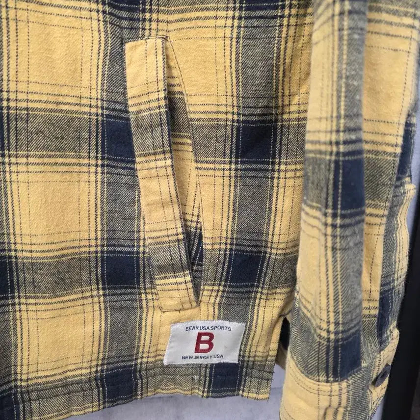 [BUNJANG] Bear USA Old School Quilted Check Jacket / [희귀/상태최상] Bear USA 베어 유에스에이 올드스쿨 퀼팅 체크