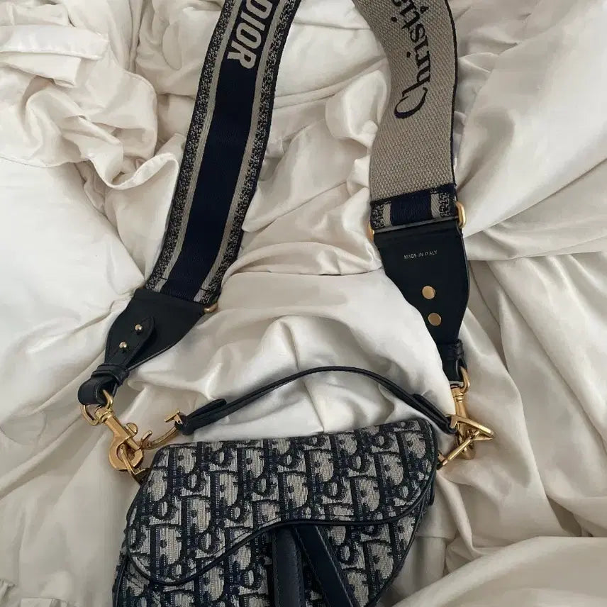[BUNJANG] Dior Oblique Saddle Bag + Strap Set / 디올 오블리크 새들백 + 스트랩 세트