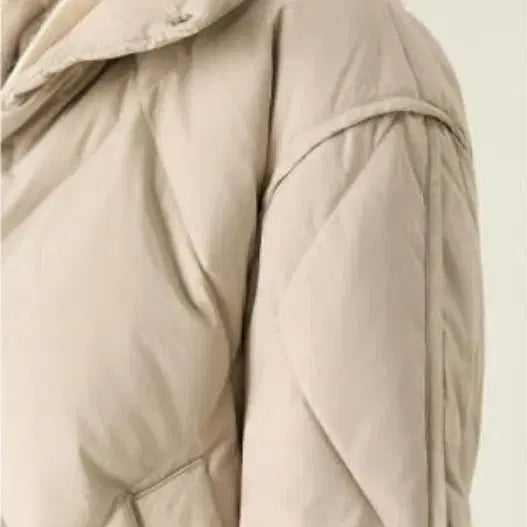 [BUNJANG] Roem Ivory Hooded Short Padded Jacket L / Roem 아이보리 후드숏패딩 L