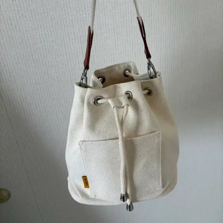 [BUNJANG] Canvas Bucket Bag / 버킷백 복조리 캔버스 에코백