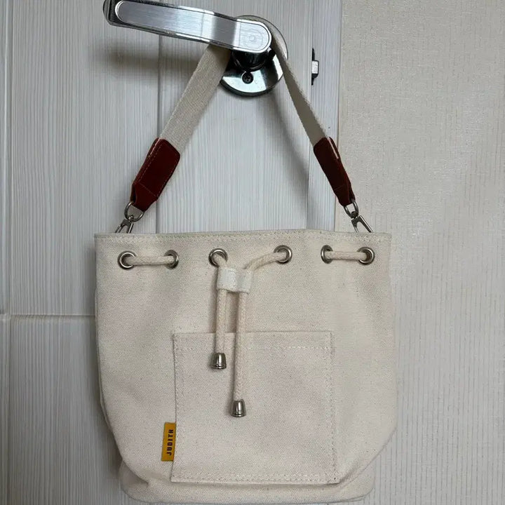 [BUNJANG] Canvas Bucket Bag / 버킷백 복조리 캔버스 에코백