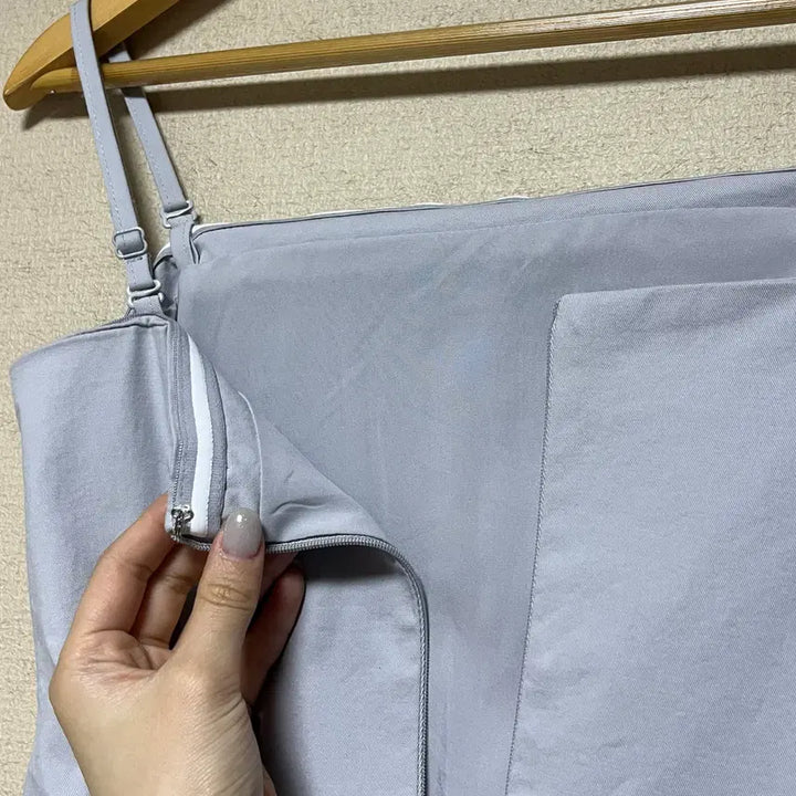 [BUNJANG] Love Us You Top Dress Grayish Blue / 러브어스유 탑 드레스 그레이쉬블루