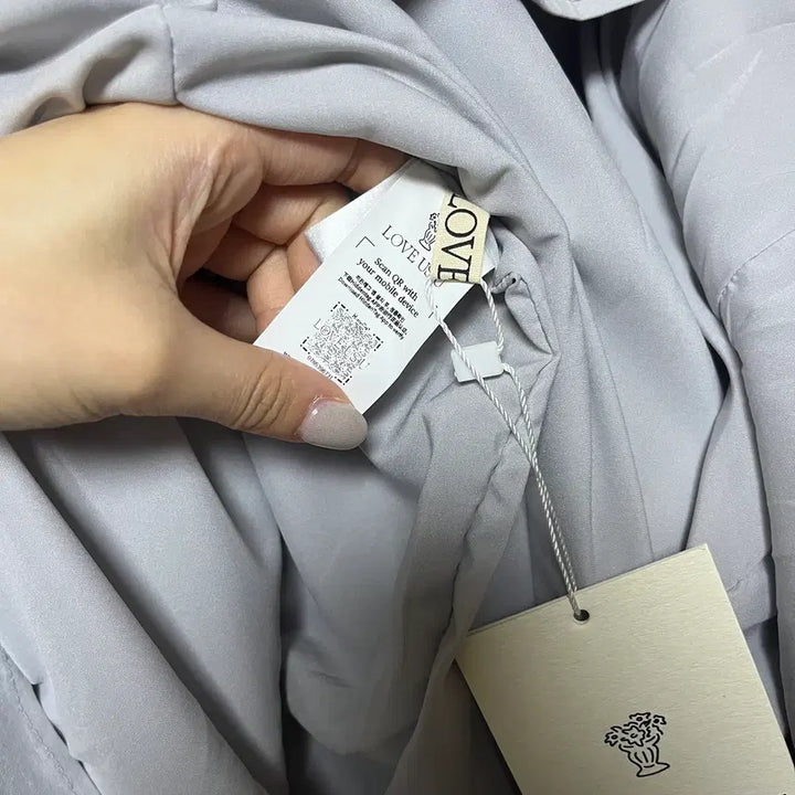 [BUNJANG] Love Us You Top Dress Grayish Blue / 러브어스유 탑 드레스 그레이쉬블루