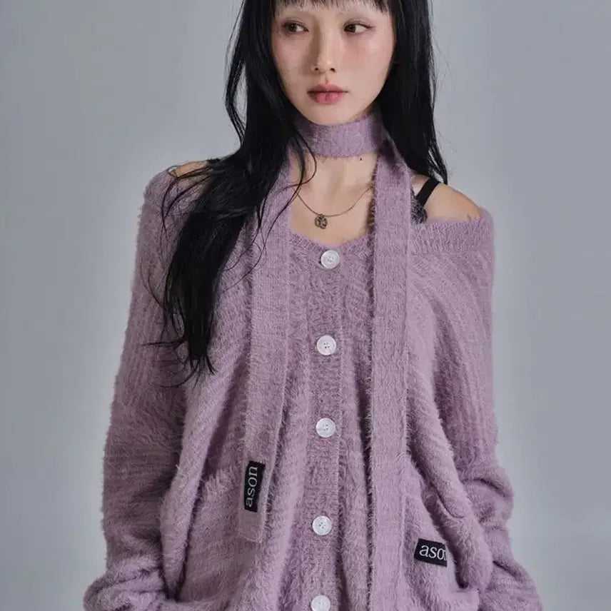 [BUNJANG] NCT Lucas Tie Cardigan / 애즈온 루카 타이 가디건