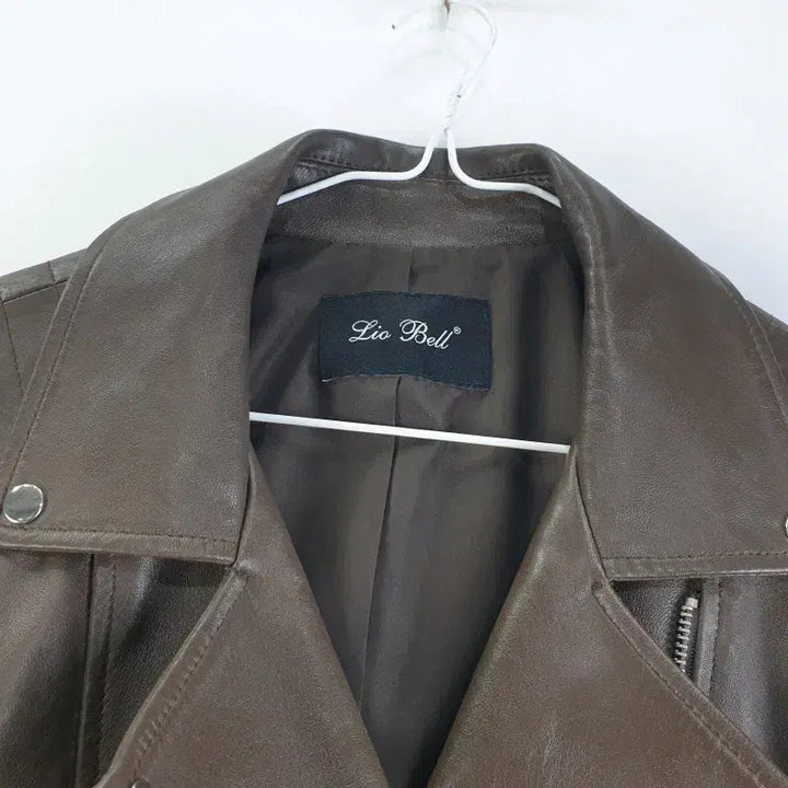 [BUNJANG] LIABELL Women's Leather Jacket / LIABELL 여성66SIZE 양가죽 브라운 자켓 M0405