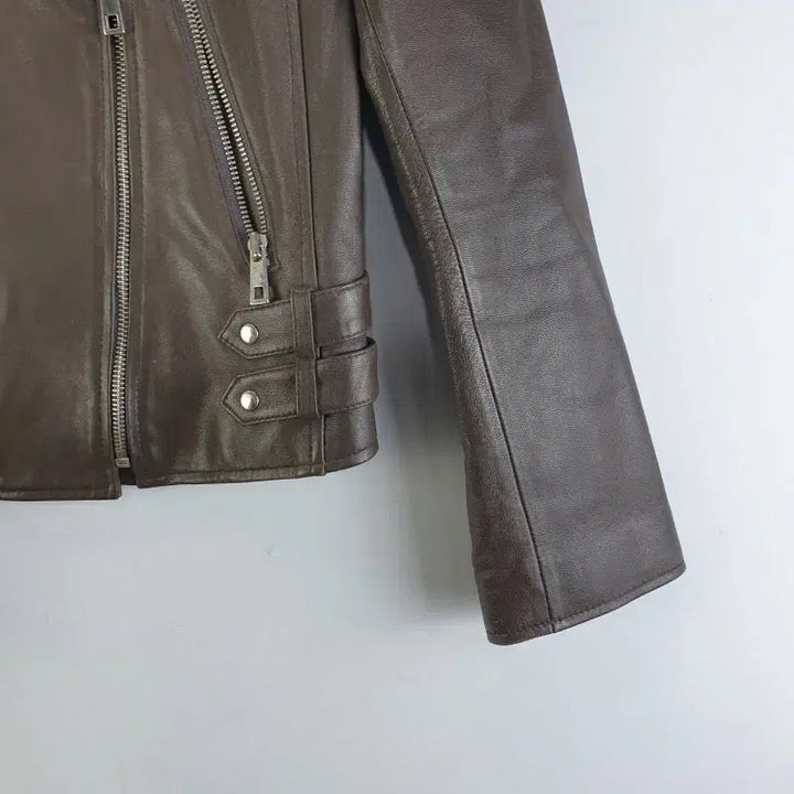[BUNJANG] LIABELL Women's Leather Jacket / LIABELL 여성66SIZE 양가죽 브라운 자켓 M0405