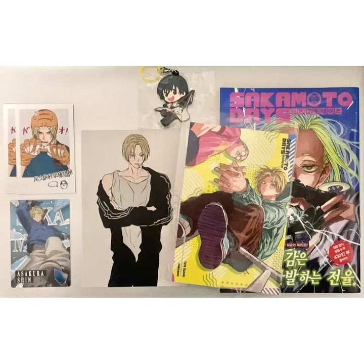 [BUNJANG] Sakamoto Days Nagumo Postcard & Goods Bundle / 사카모토데이즈 사카데이 15권 엽서 rg님 통판 굿즈 신 나구모 웨하스