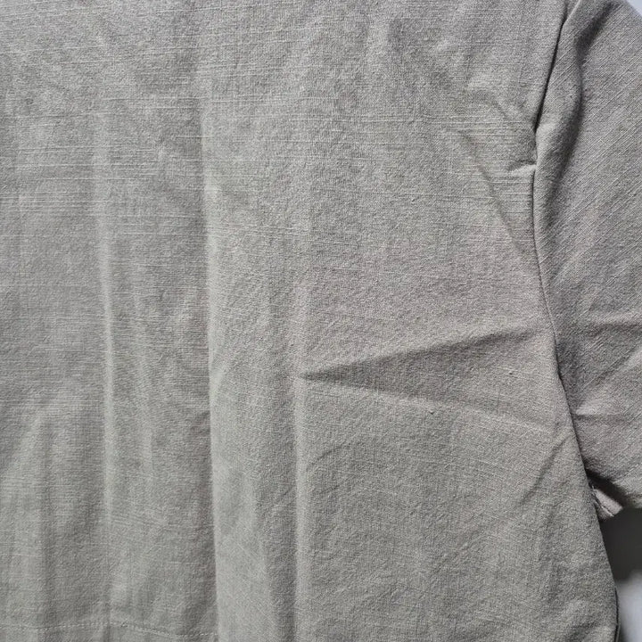 [BUNJANG] Vintage Beige Linen Crop Short-Sleeved Jacket / (세일)(새상품)빈티지 베이지 크롭 반팔 자켓