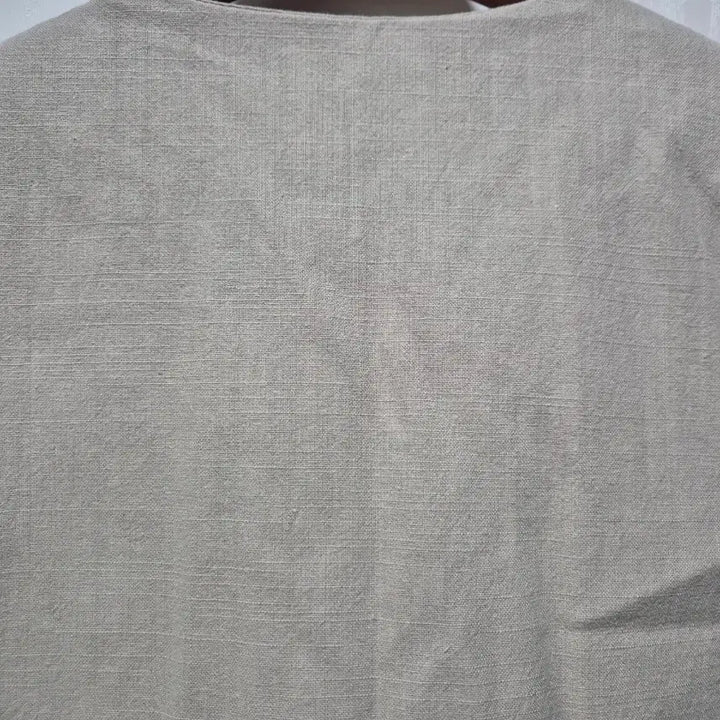 [BUNJANG] Vintage Beige Linen Crop Short-Sleeved Jacket / (세일)(새상품)빈티지 베이지 크롭 반팔 자켓