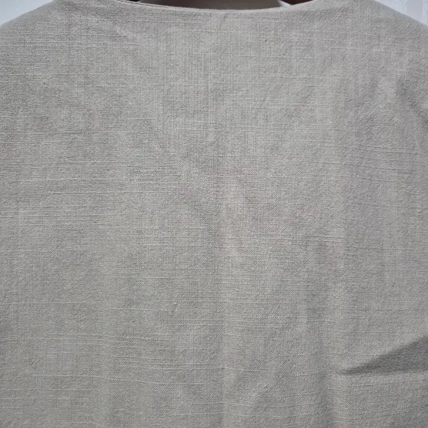 [BUNJANG] Vintage Beige Linen Crop Short-Sleeved Jacket / (세일)(새상품)빈티지 베이지 크롭 반팔 자켓