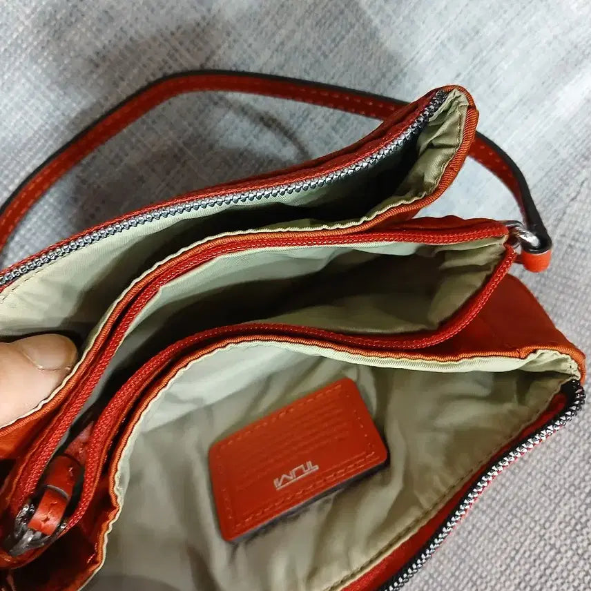 [BUNJANG] TUMI Orange Mini Tote Bag / TUMI 투미 오렌지 미니 토트백 정품