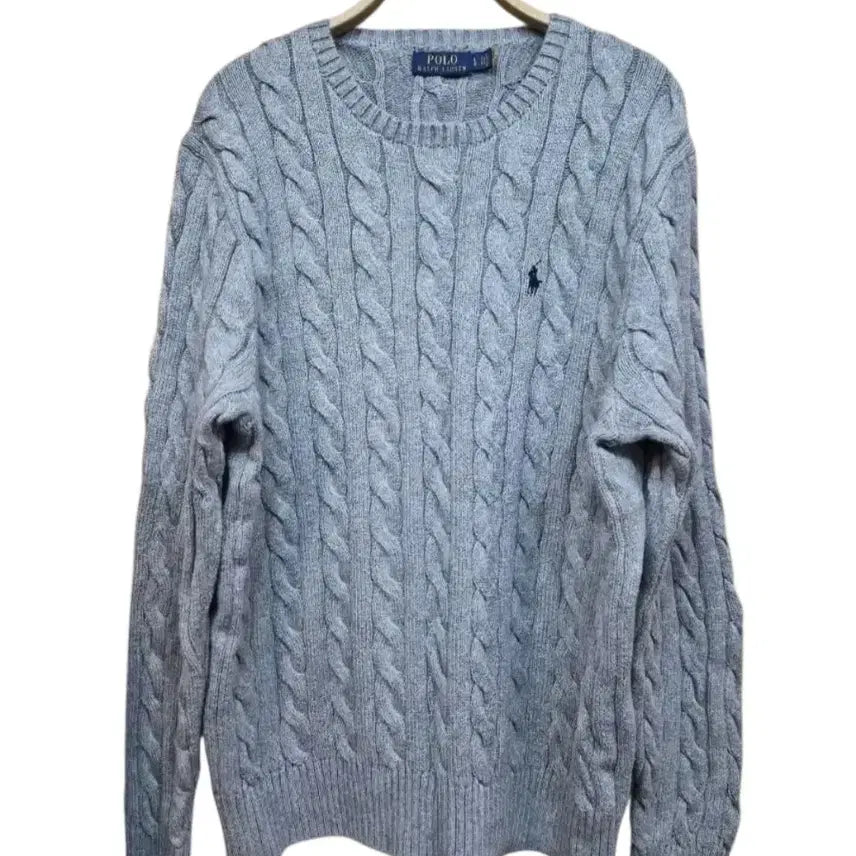 [BUNJANG] Polo Ralph Lauren Cable Knit Sweater / [폴로 랄프로렌 케이블 니트 / 꽈배기 니트] L