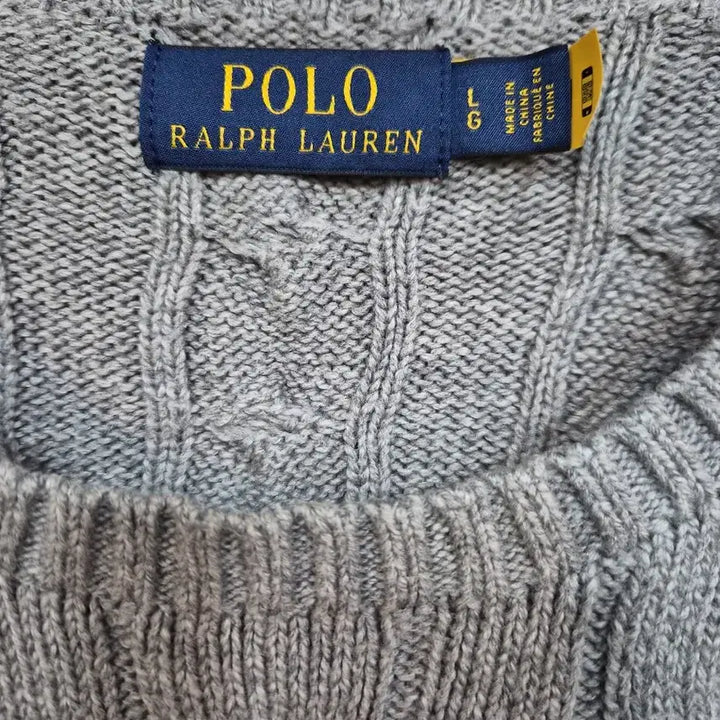 [BUNJANG] Polo Ralph Lauren Cable Knit Sweater / [폴로 랄프로렌 케이블 니트 / 꽈배기 니트] L