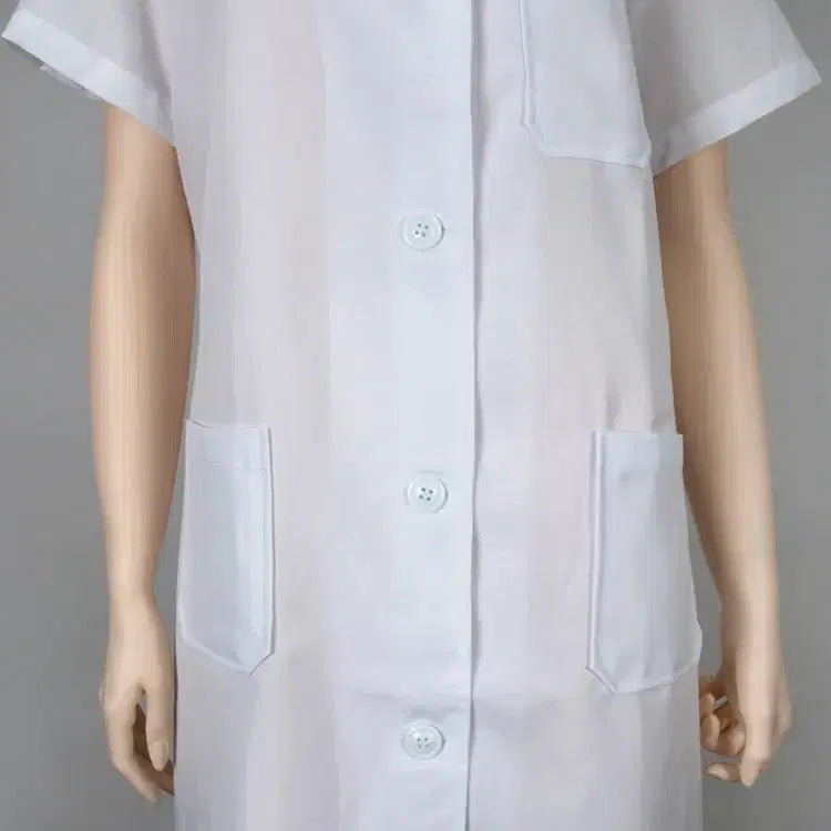 [BUNJANG] AMI White Women's Short Sleeve Gown / [창고정리새제품] AMI(아미) 화이트 여성용 반팔가운 새제품