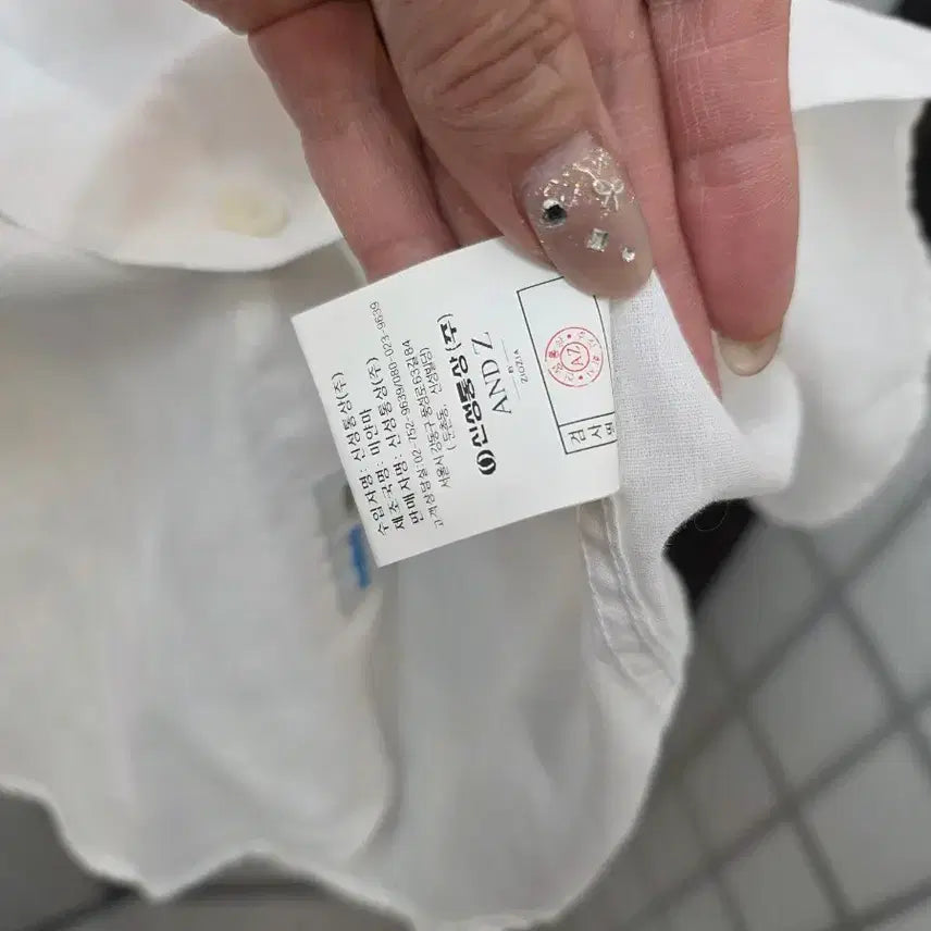 [BUNJANG] AND Z Hybrid Linen Shirt White / (새상품/110) 앤드지 하이브리드 린넨 셔츠 화이트