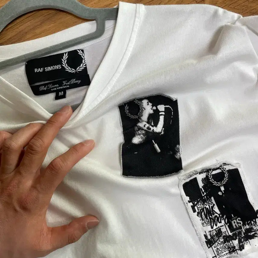 [BUNJANG] Raf Simons Fred Perry T-shirt / 라프시몬스 프레드페리 반팔티