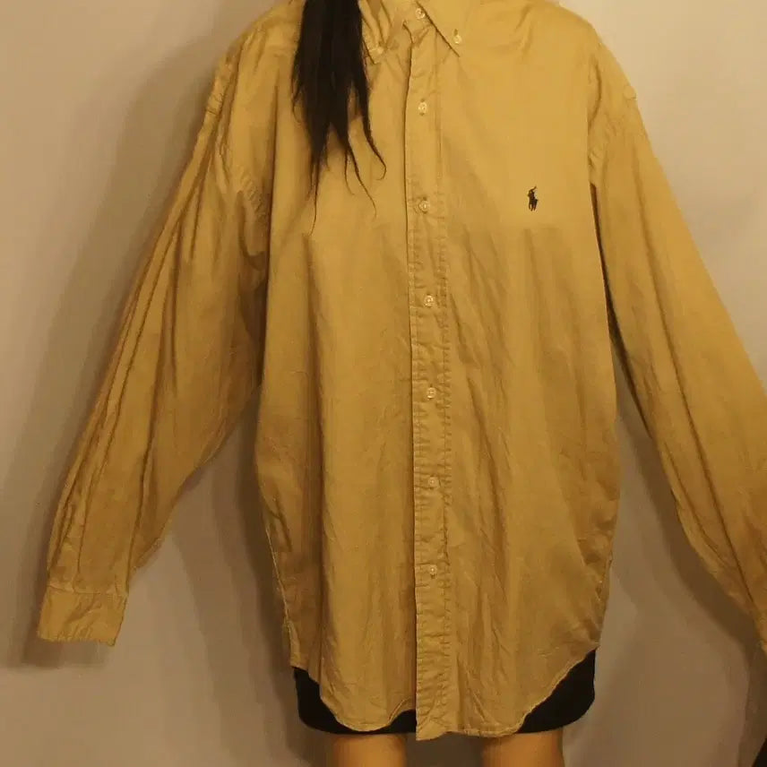 [BUNJANG] Vintage Polo Button-Up Shirt / 1520 빈티지폴로남방 여성티셔츠 남자티셔츠 여자티셔츠 져지티셔츠