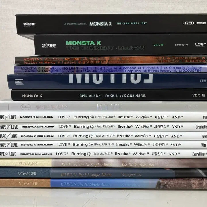 [BUNJANG] Monsta X Album Bundle Set / (일괄) 몬스타엑스 개봉앨범