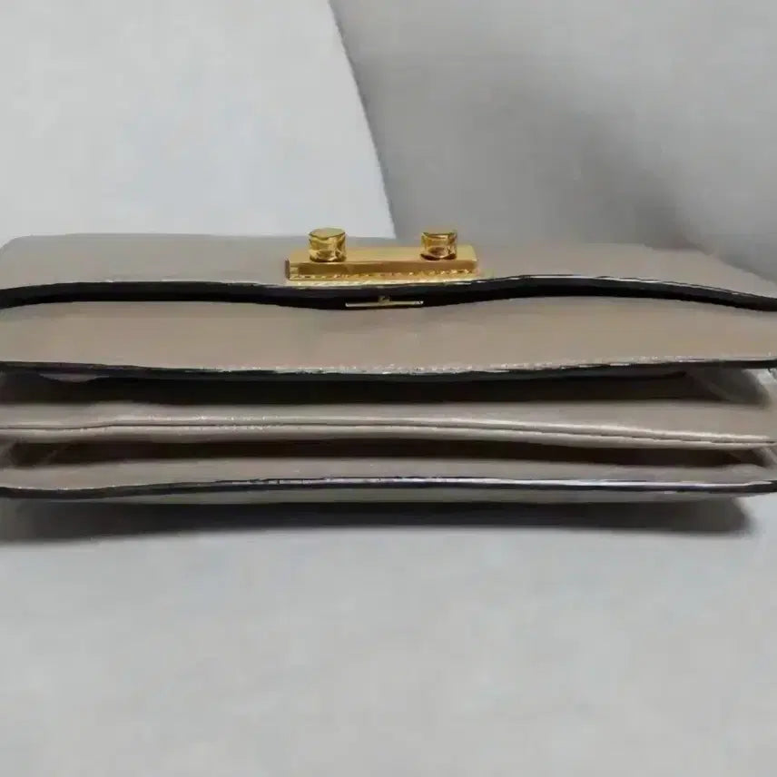 [BUNJANG] Marni Beige Leather Two-Way Bag / 마르니 베이지 가죽숄더/크로스 투웨이백(정품/무료배송)