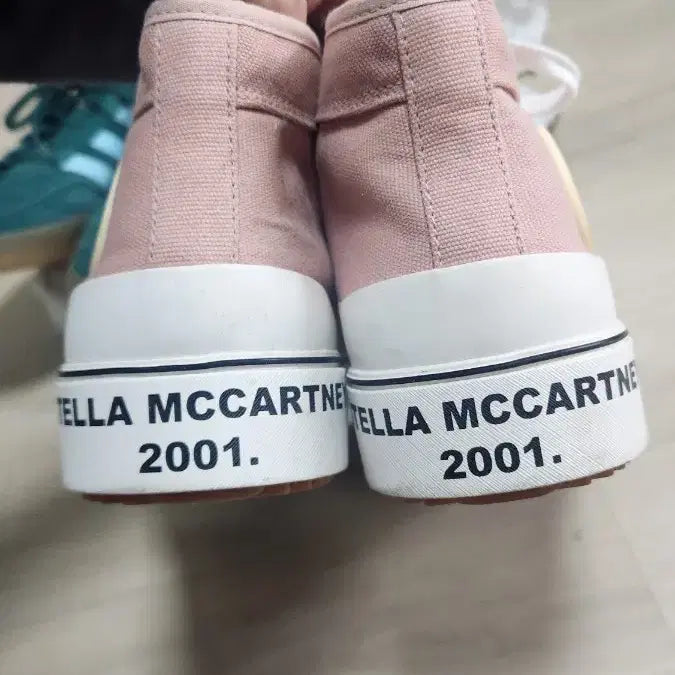 [BUNJANG] Stella McCartney Pink High-Top Sneakers / 스텔라 매카트니 핑크 하이탑 스니커즈 250
