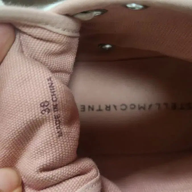 [BUNJANG] Stella McCartney Pink High-Top Sneakers / 스텔라 매카트니 핑크 하이탑 스니커즈 250