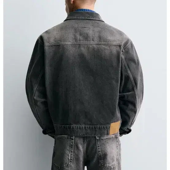 [BUNJANG] ZARA Denim Work Jacket L / 자라 데님 워크 자켓 L 새상품