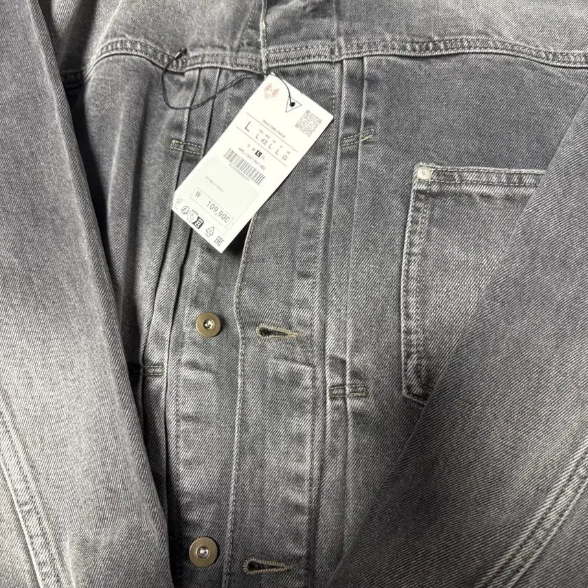 [BUNJANG] ZARA Denim Work Jacket L / 자라 데님 워크 자켓 L 새상품