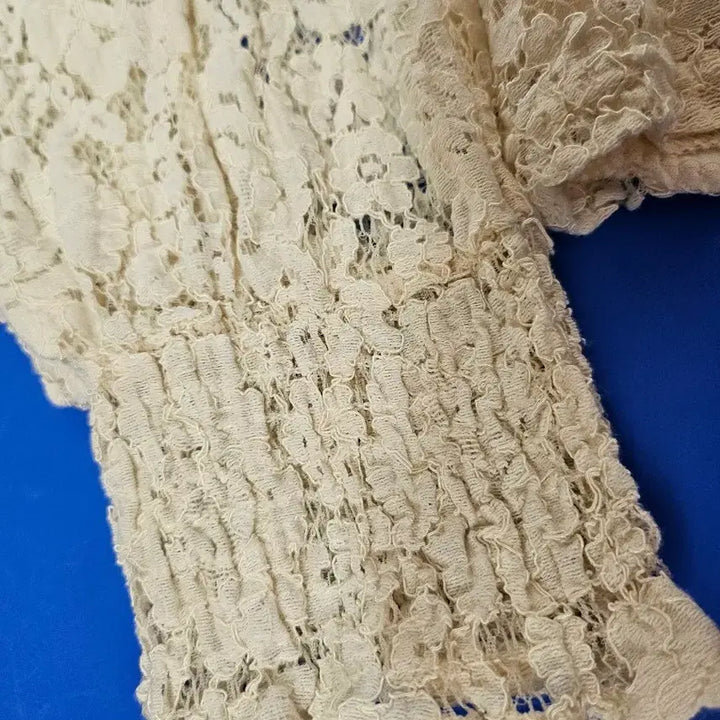 [BUNJANG] Lace Blouse Ivory S / 여성의류 레이스 블라우스  아이보리 S