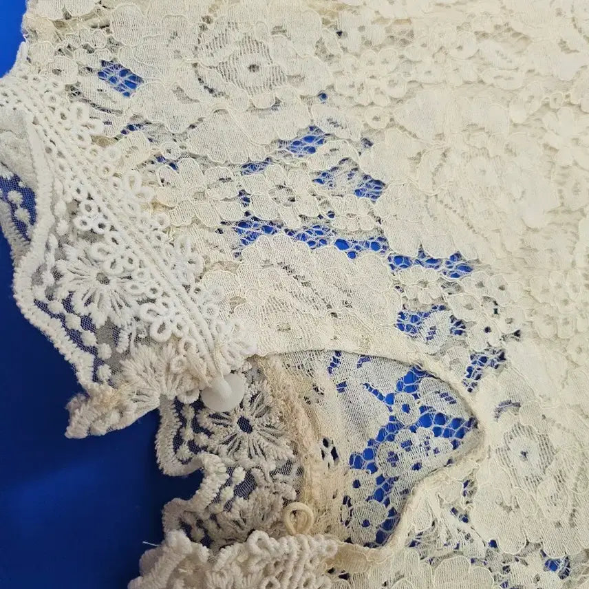 [BUNJANG] Lace Blouse Ivory S / 여성의류 레이스 블라우스  아이보리 S