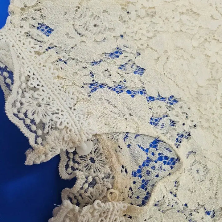 [BUNJANG] Lace Blouse Ivory S / 여성의류 레이스 블라우스  아이보리 S