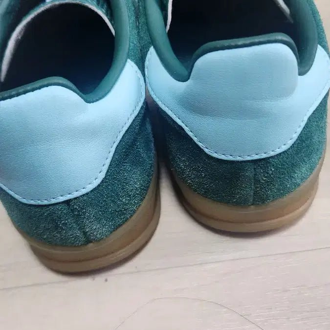 [BUNJANG] Adidas Samba Green Suede Sneakers / 아디다스 삼바 그린 스웨이드 운동화
