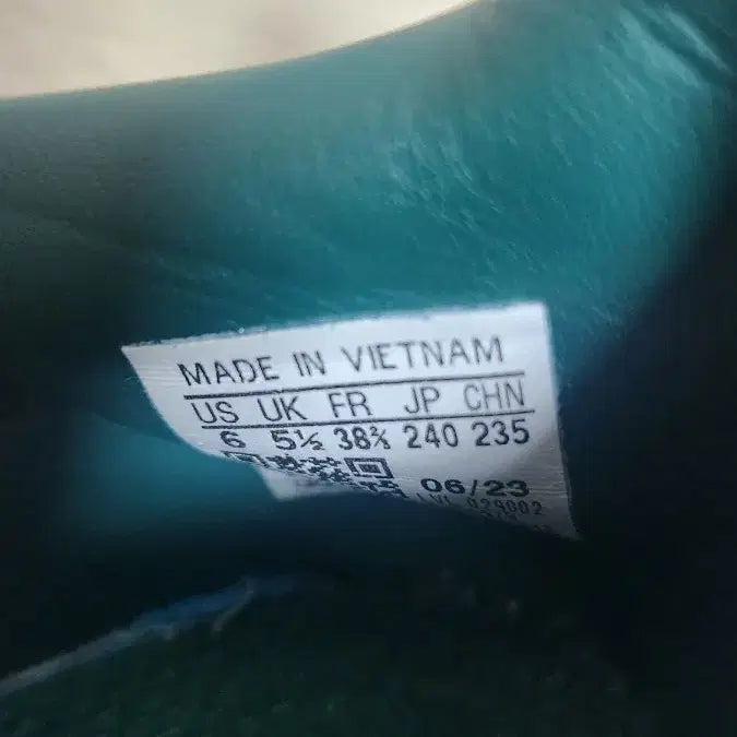 [BUNJANG] Adidas Samba Green Suede Sneakers / 아디다스 가젤 컬리지에이트 그린헤이지스카이240