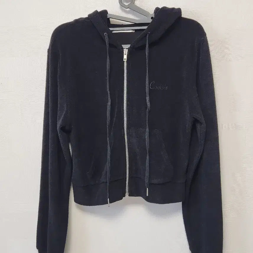 [BUNJANG] CoolSys Soft Towel Training Hooded Zip-Up Top Black / 쿨시스 소프트 타올 트레이닝 후드집업 상의 블랙