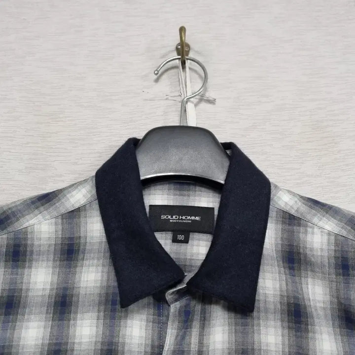 [BUNJANG] Solid Homme Men's Spring/Autumn Shirt / ㅡ 솔리드옴므 봄가을 난방 남슬95ㅡ0223