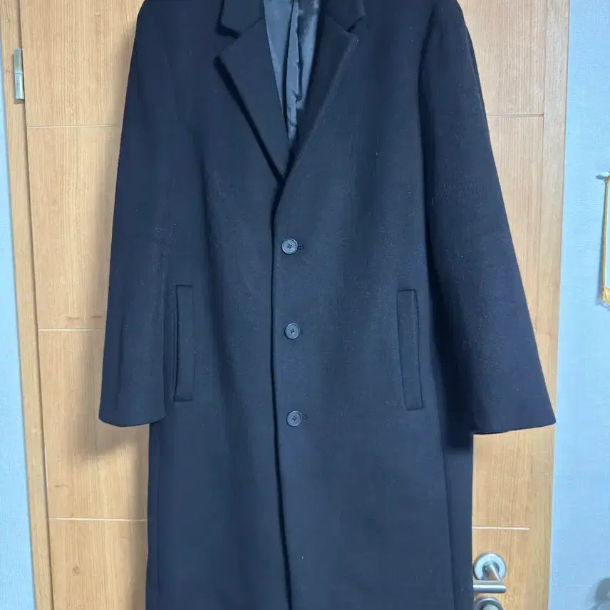 [BUNJANG] Musinsa Standard Single Coat Black / (L) 무신사스탠다드 싱글코트 블랙
