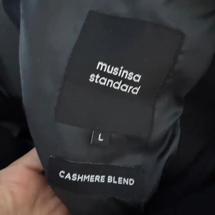 [BUNJANG] Musinsa Standard Single Coat Black / (L) 무신사스탠다드 싱글코트 블랙