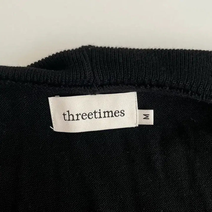 [BUNJANG] 3.times Maple Ruffle Cardigan Black / M) 쓰리타임즈 메이플 러플 가디건 블랙