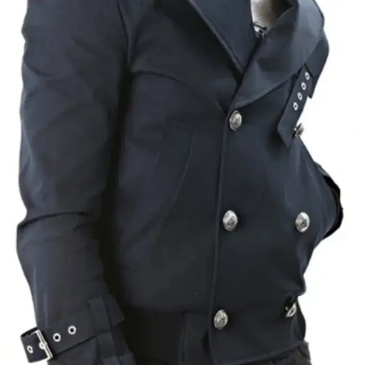 [BUNJANG] Balmain Military Button Pea Coat / 발망 밀리터리 버튼피코트 46사이즈